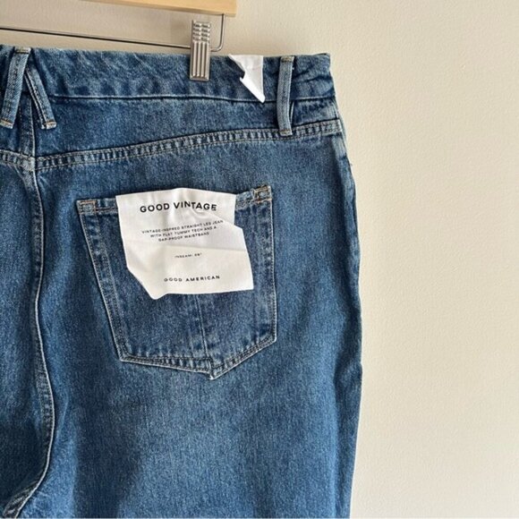 Good American Good Vintage Distressed Indigo Jeans - Picture 9 of 9